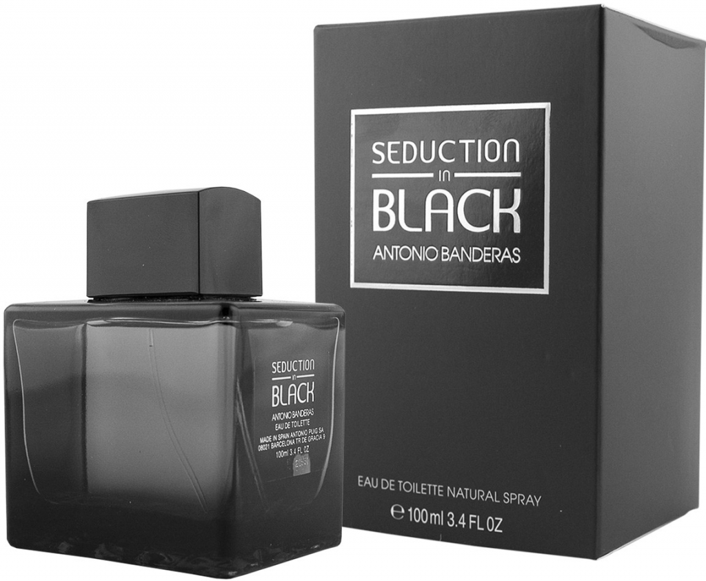 Antonio Banderas Seduction In Black EDT 100 ml nuotrauka