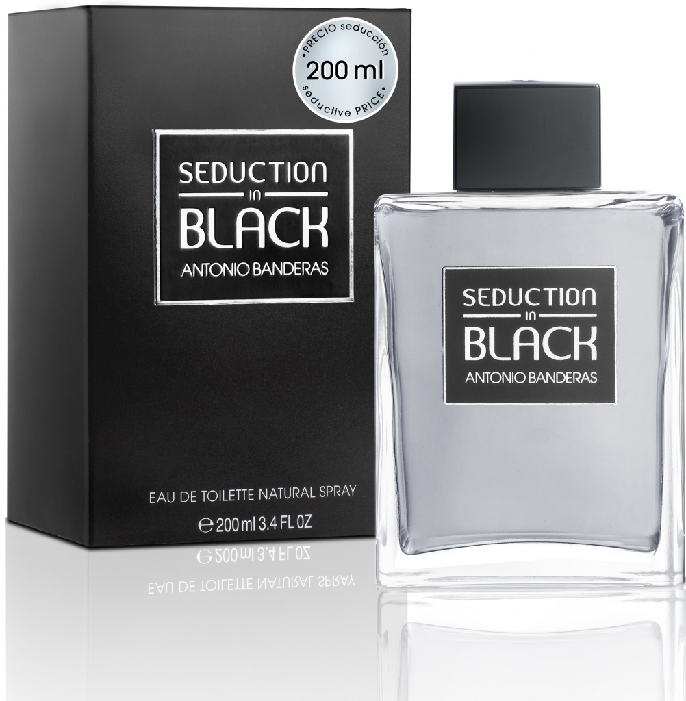 Antonio Banderas Seduction In Black EDT 200 ml nuotrauka