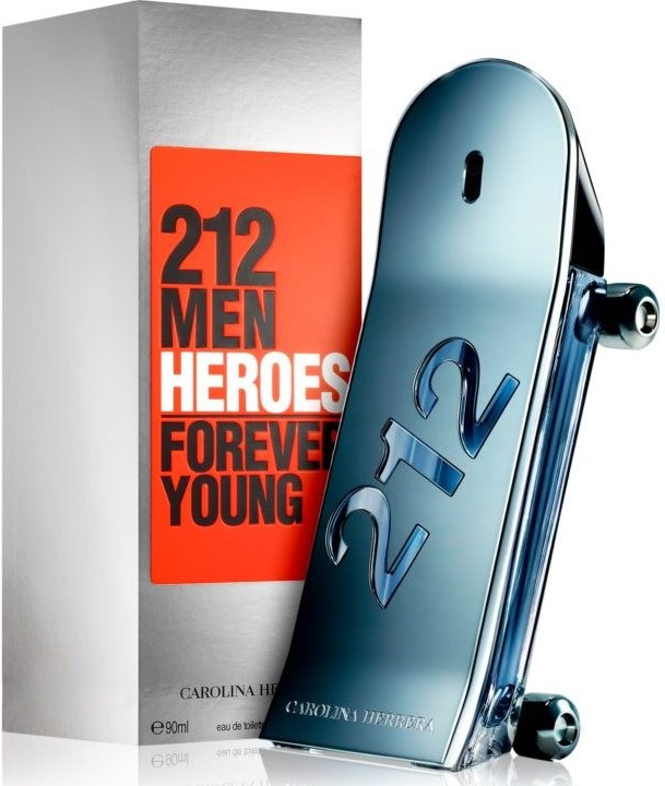 Carolina Herrera 212 Man Heroes EDT 90 ml nuotrauka