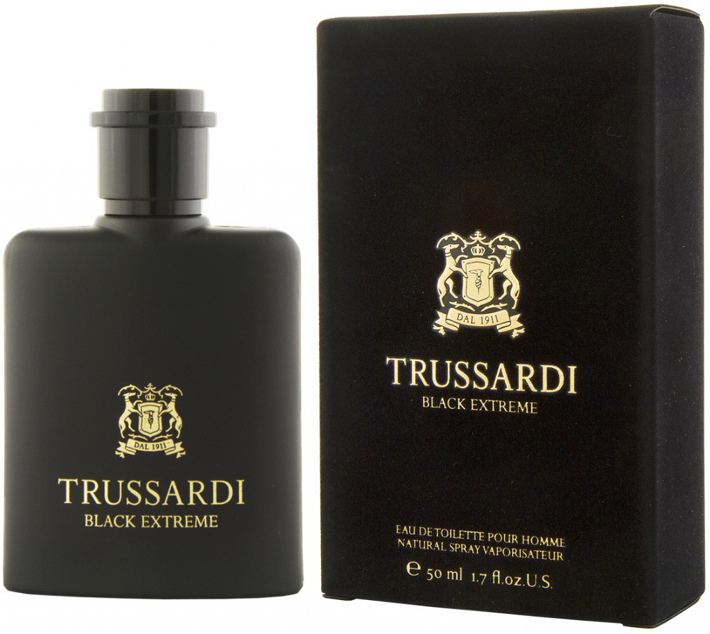 Trussardi Black Extreme EDT 50 ml nuotrauka