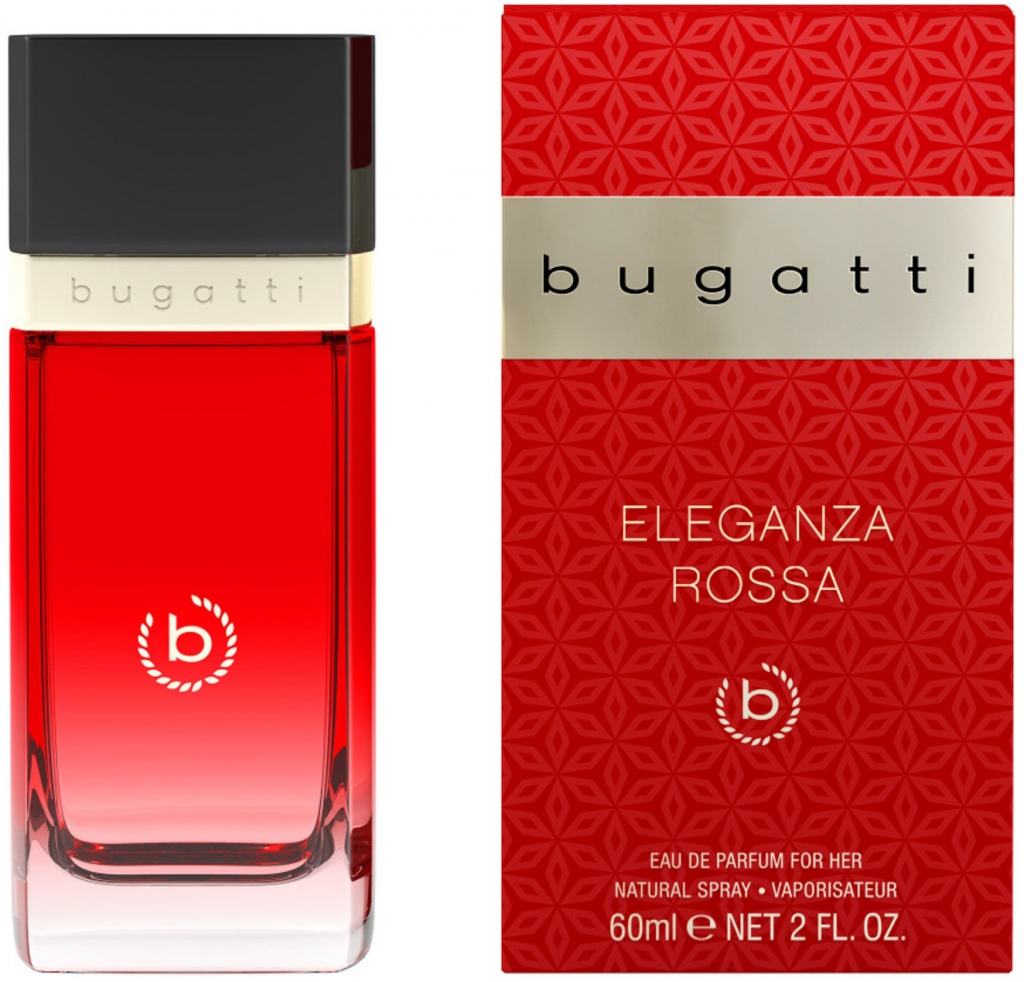 Bugatti Eleganza Rossa EDP 60 ml nuotrauka