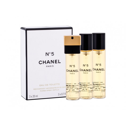 Chanel No.5 EDT 3 x 20 ml nuotrauka