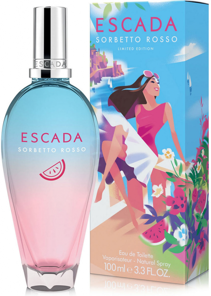 Escada Sorbetto Rosso EDT 100 ml nuotrauka