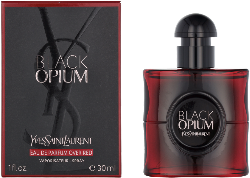 Yves Saint Laurent Black Opium Over Red EDP 30 ml nuotrauka