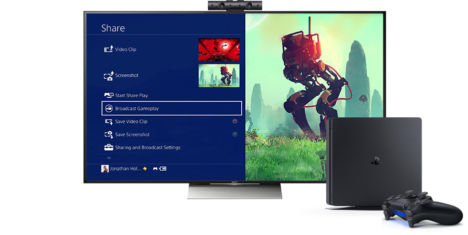 Sony PlayStation 4 Slim 500GB nuotrauka