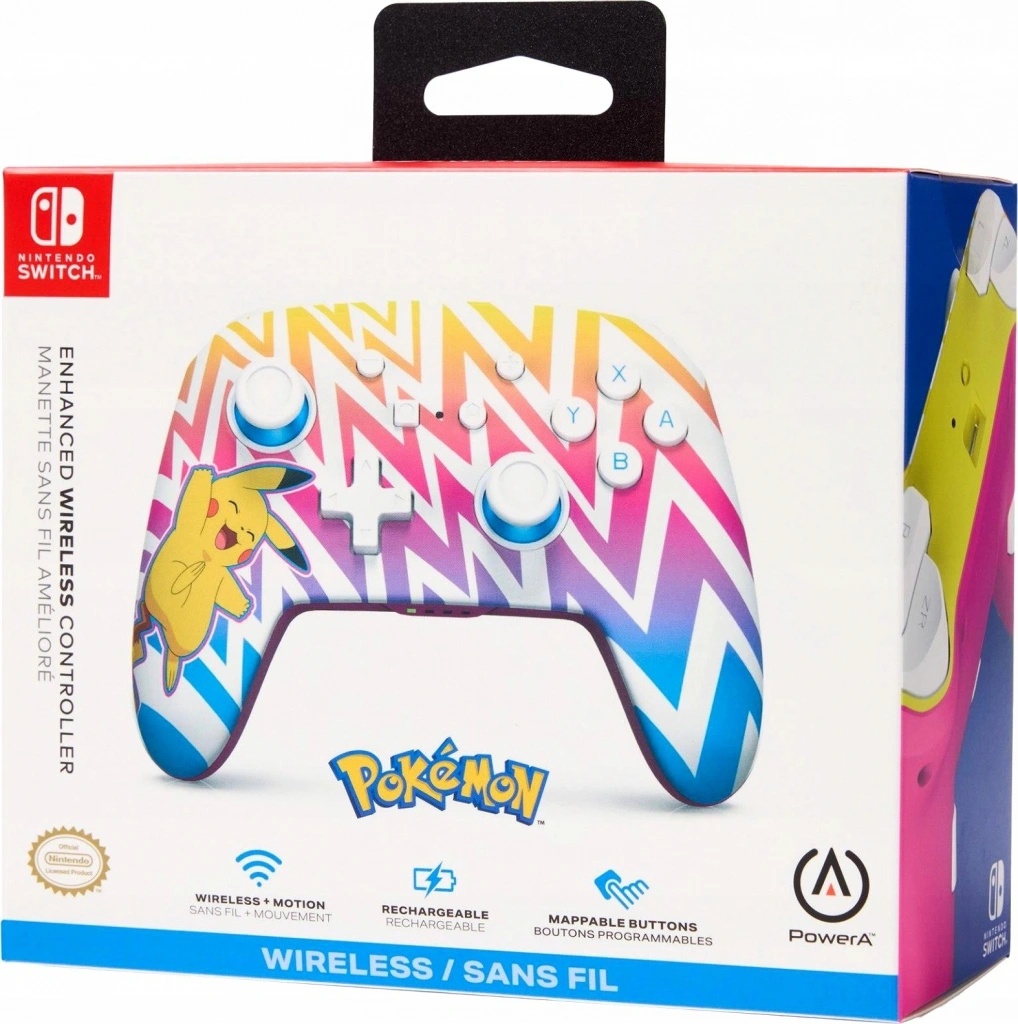 PowerA Enhanced Wireless Controller Pokemon Pikachu Vibrant nuotrauka