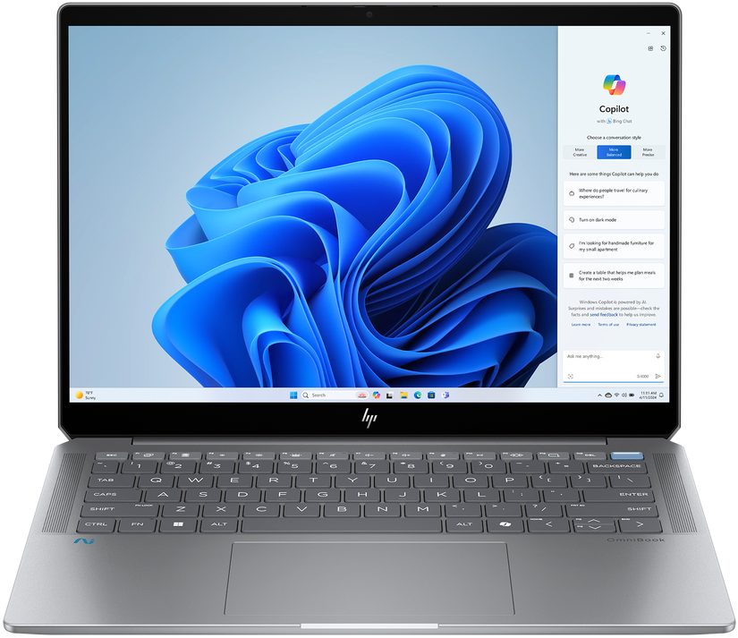 HP OmniBook Ultra AI 14 nuotrauka