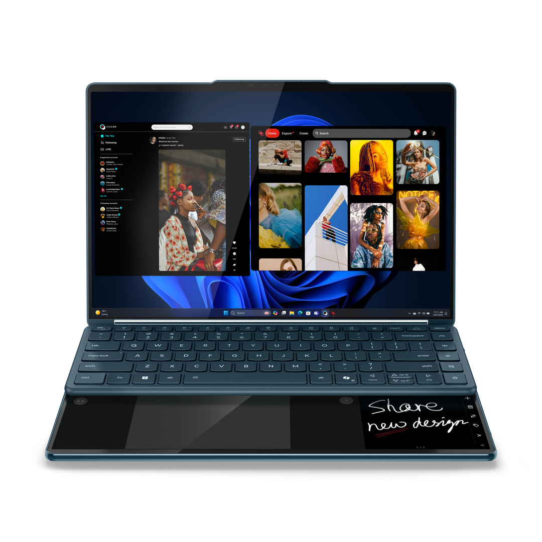 Lenovo Yoga Book 9i nuotrauka