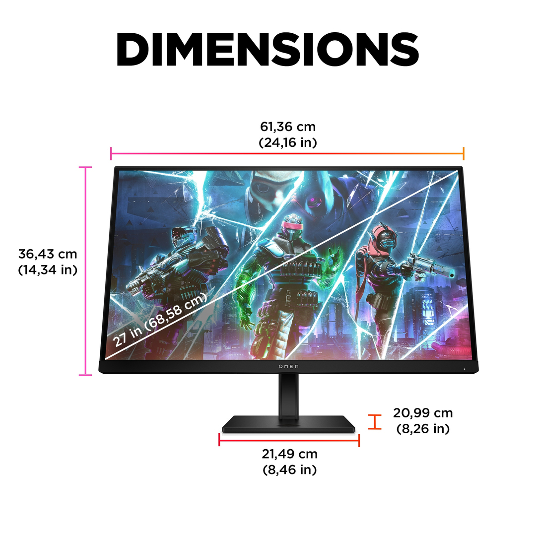 HP OMEN 27s nuotrauka