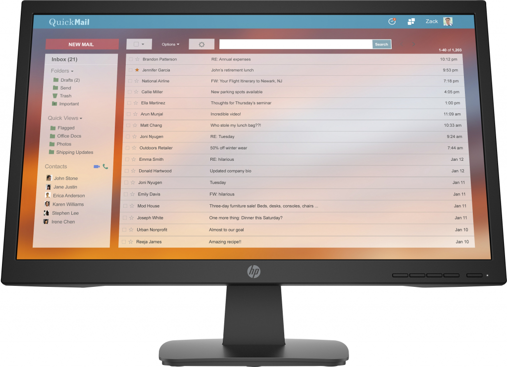 HP P22v G4 nuotrauka