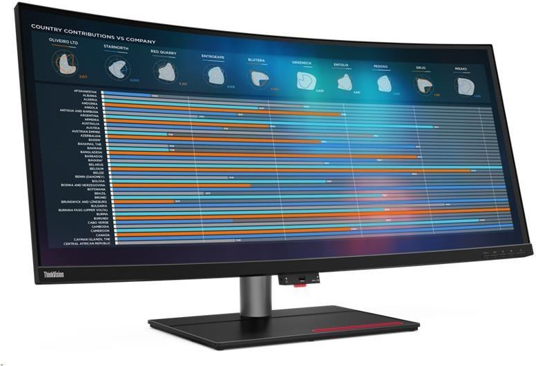 Lenovo ThinkVision P40w-20 nuotrauka