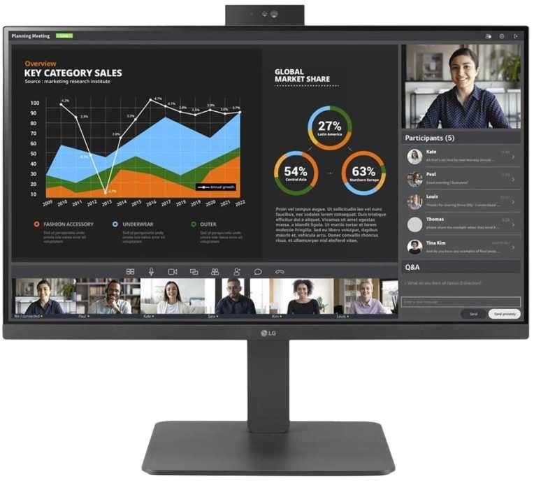 LG 27BR750C-C nuotrauka