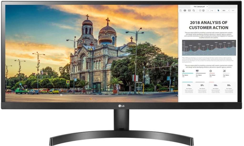 LG UltraWide 29WP60G nuotrauka