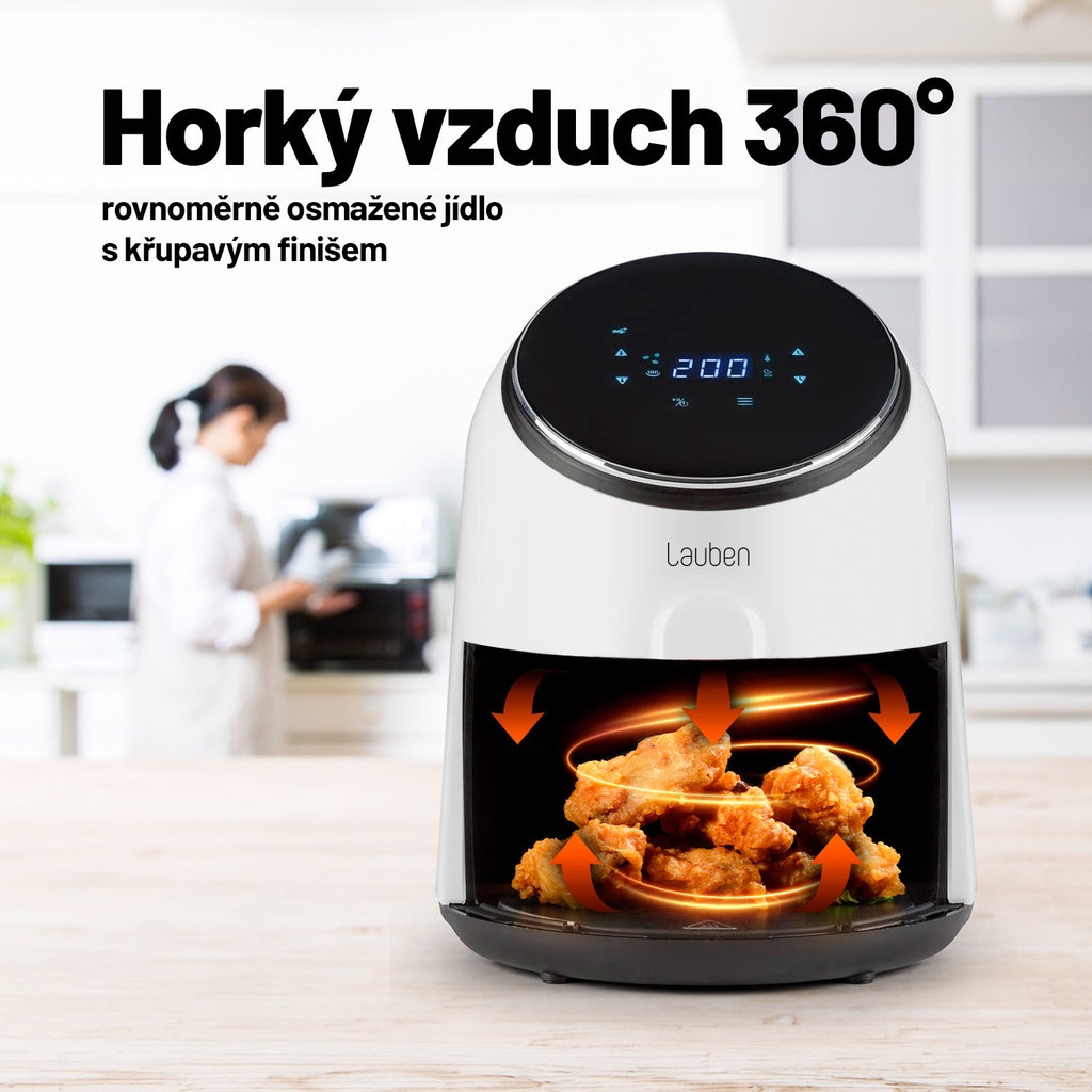 Karšto oro gruzdintuvė Lauben 2500WT nuotrauka