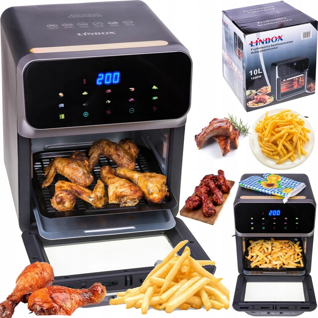 Karšto oro gruzdintuvė Linbox 5504 nuotrauka