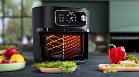 Karšto oro gruzdintuvė Philips HD9880 nuotrauka
