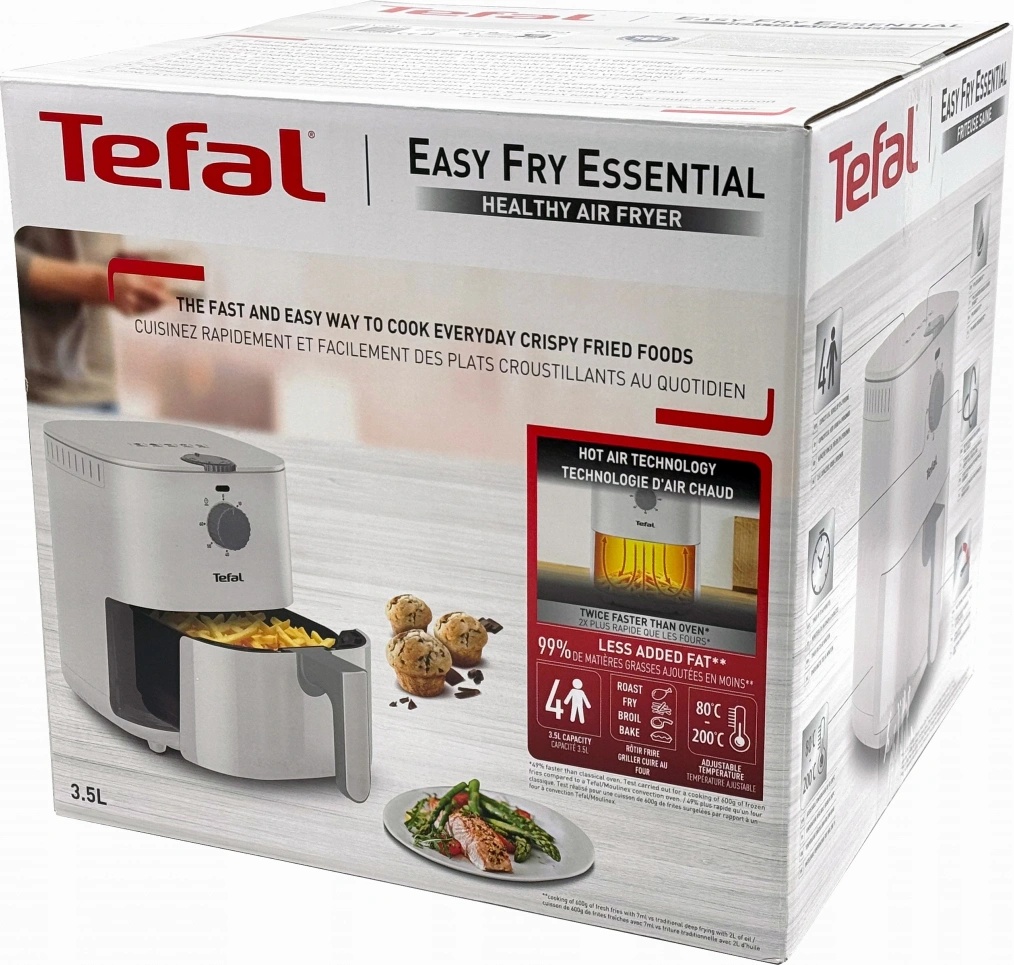Karšto oro gruzdintuvė Tefal EY130A10 nuotrauka