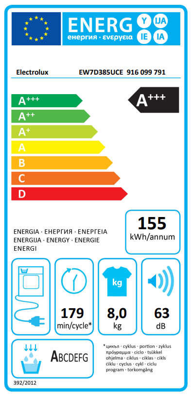 Electrolux EW7D385UCE nuotrauka