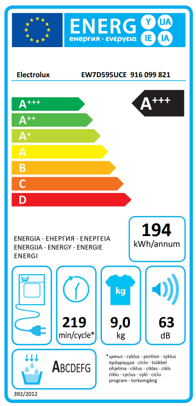 Electrolux EW7D595UCE nuotrauka