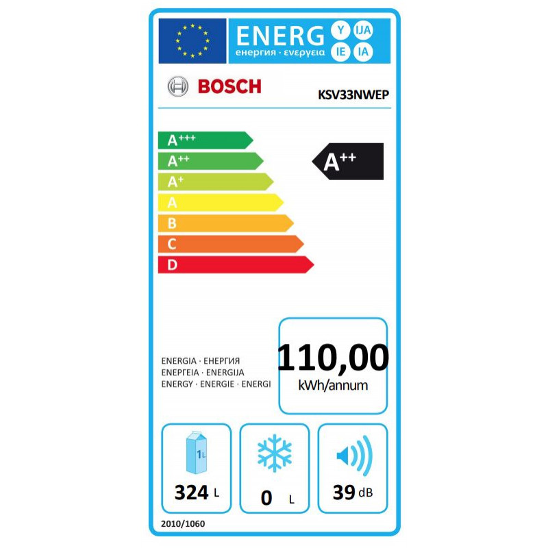 Bosch KSV33NWEP nuotrauka