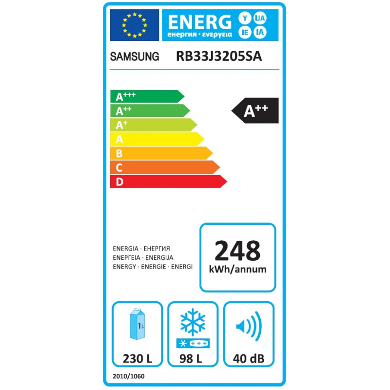 Samsung RB33J3205SA/EO nuotrauka