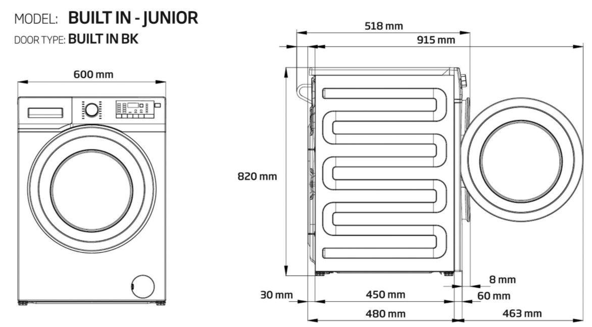 Beko WITC7612B0W nuotrauka