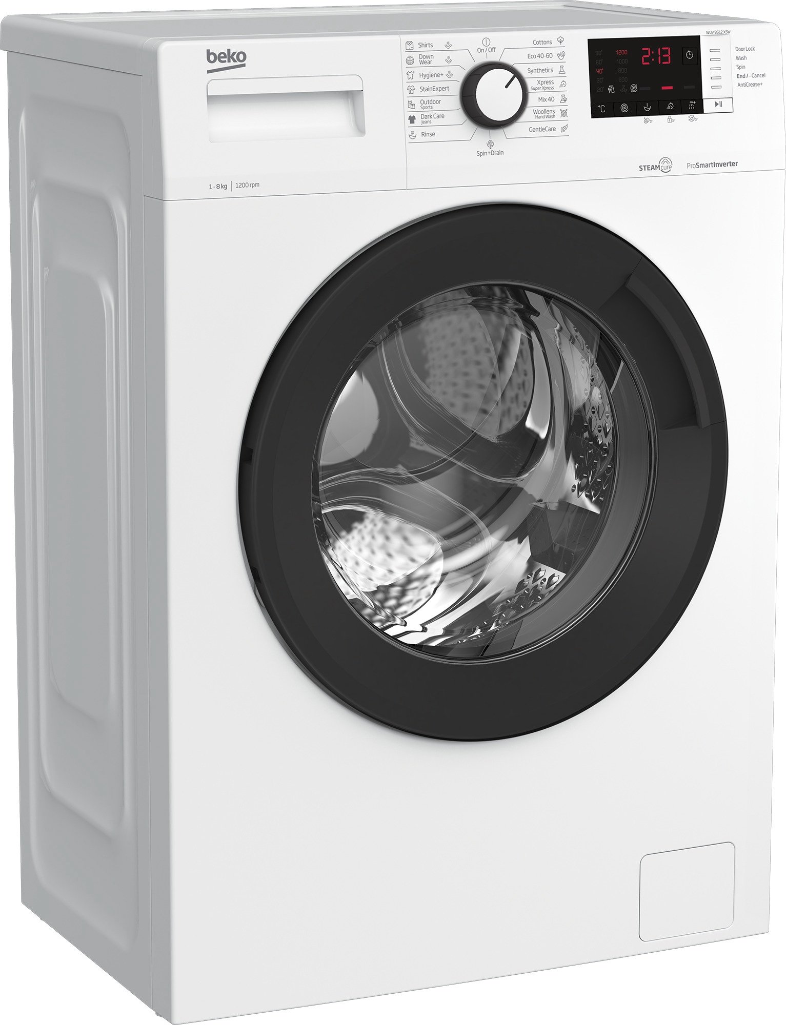 Beko WUV8612XSW nuotrauka