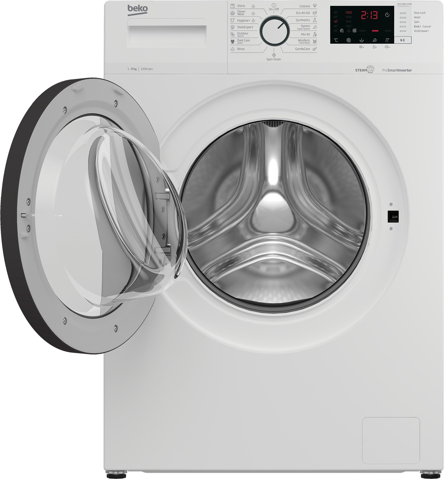 Beko WUV8612XSW nuotrauka