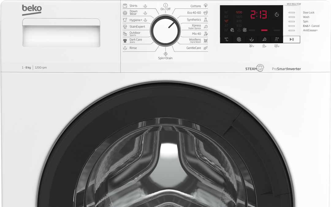 Beko WUV8612XSW nuotrauka