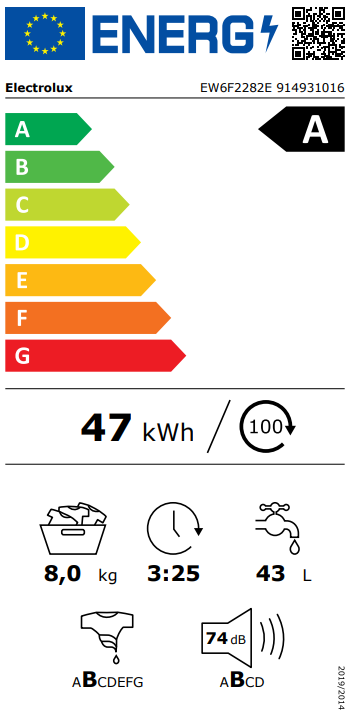Electrolux EW6F2282E nuotrauka