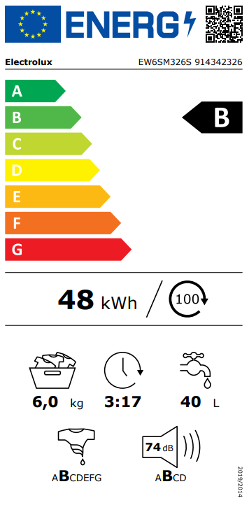 Electrolux EW6SM326S nuotrauka