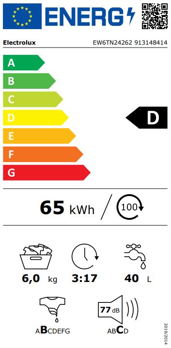 Electrolux EW6TN24262 nuotrauka