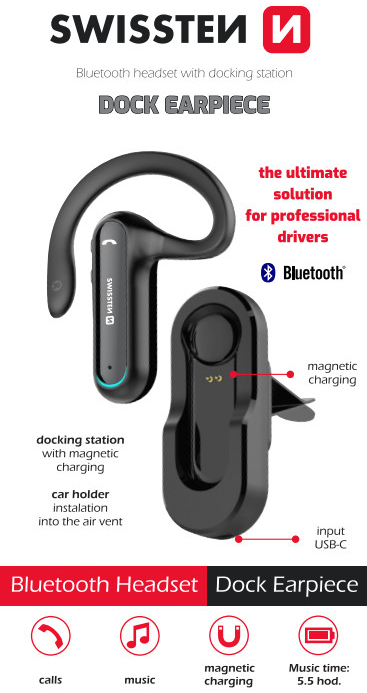 Swissten Dock Earpiece nuotrauka