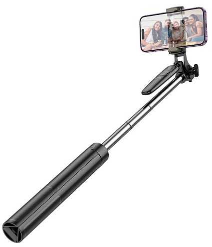 Asmenukių lazda HOCO K19, 157 cm, juoda nuotrauka