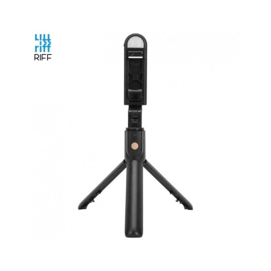 Asmenukių lazda Riff K10-S, su trikoju, 70 cm, juoda nuotrauka
