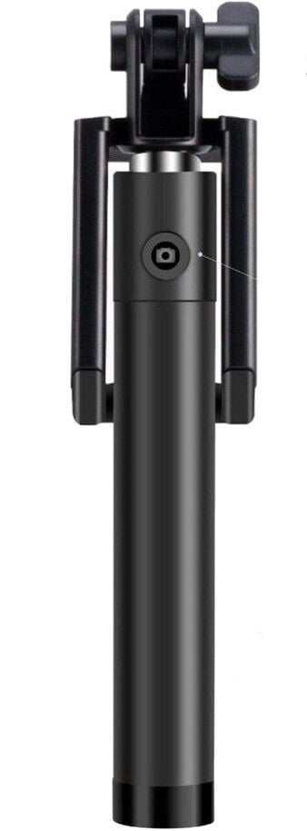 Asmenukių lazda Swissten Wired Selfie Stick, 81 cm, juoda nuotrauka