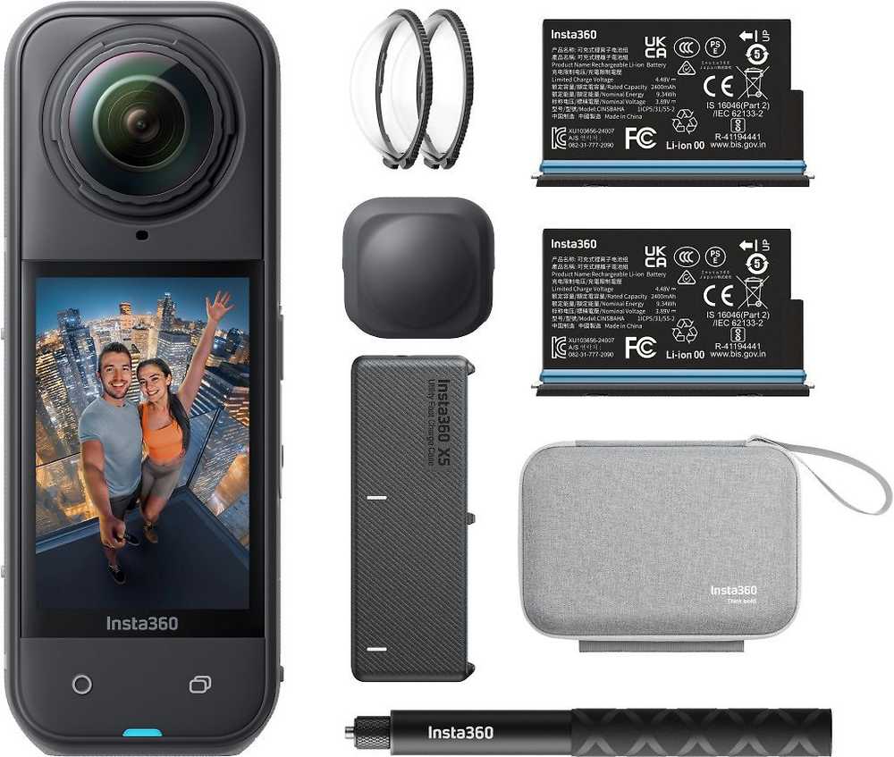 Insta360 X5 Essentials Bundle nuotrauka