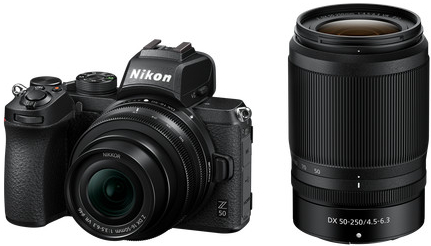 Fotoaparatas Nikon Z50 nuotrauka