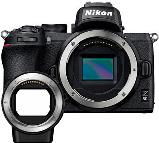 Fotoaparatas Nikon Z50 nuotrauka