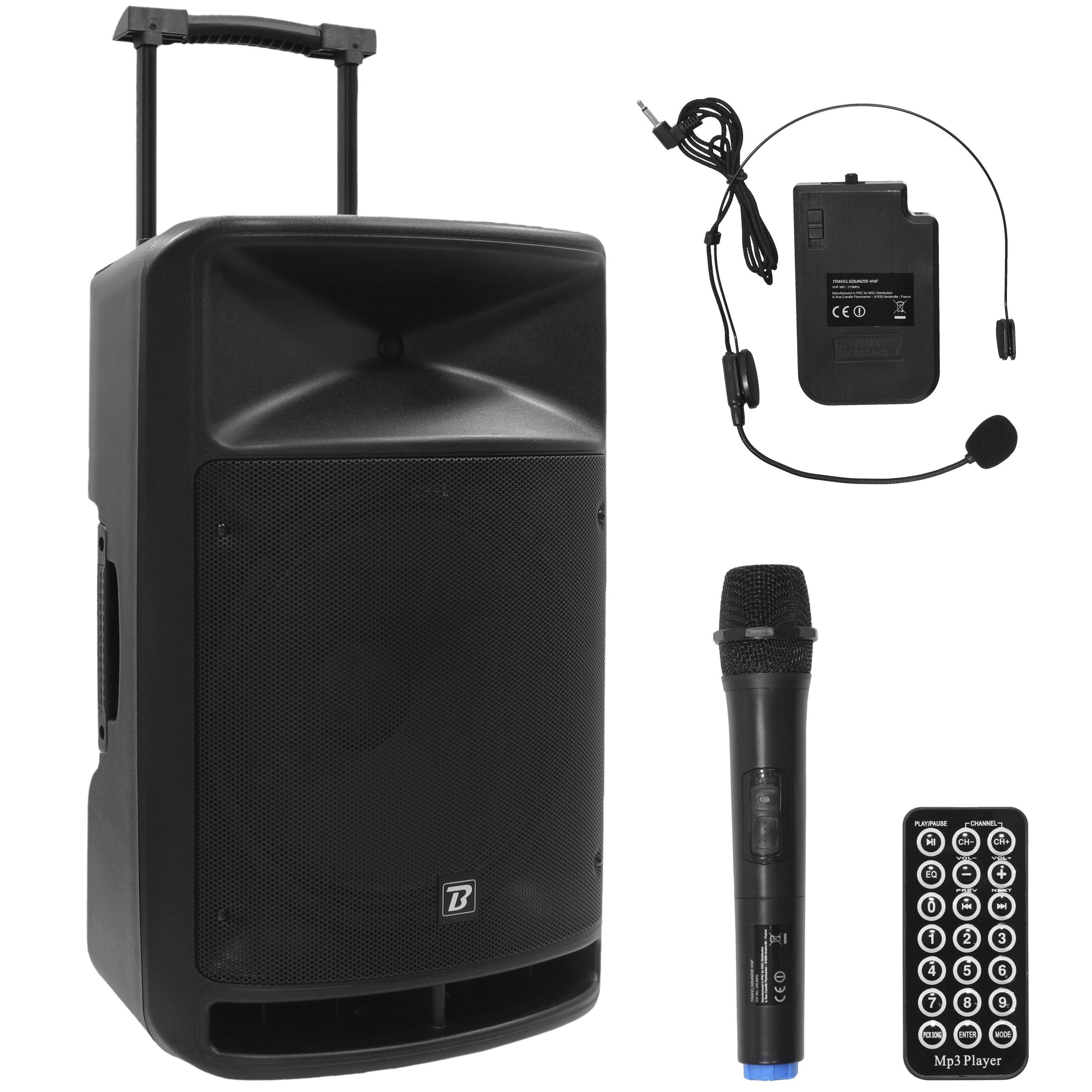 BoomTone DJ TRAVELSOUND15-VHF nuotrauka