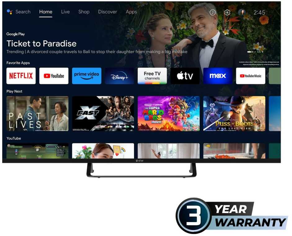 Televizorius eSTAR LEDTV43A1T2 nuotrauka