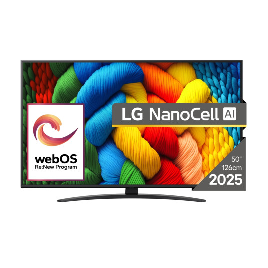 Televizorius LG 50NANO81A3A nuotrauka
