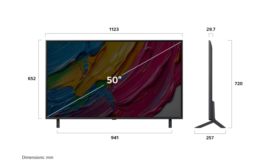 Televizorius LG 50QNED80A3A nuotrauka