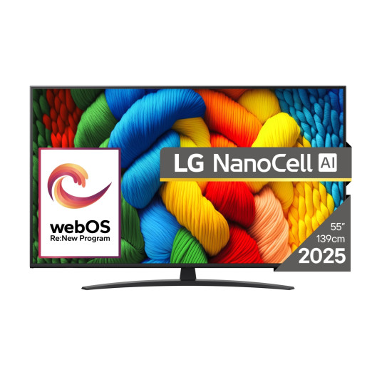 Televizorius LG 55NANO81A3A nuotrauka