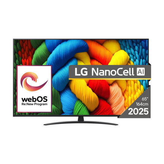 Televizorius LG 65NANO81A3A nuotrauka