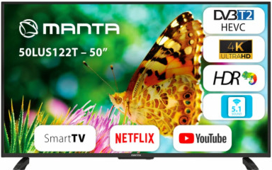 Televizorius Manta 50LUS122T nuotrauka