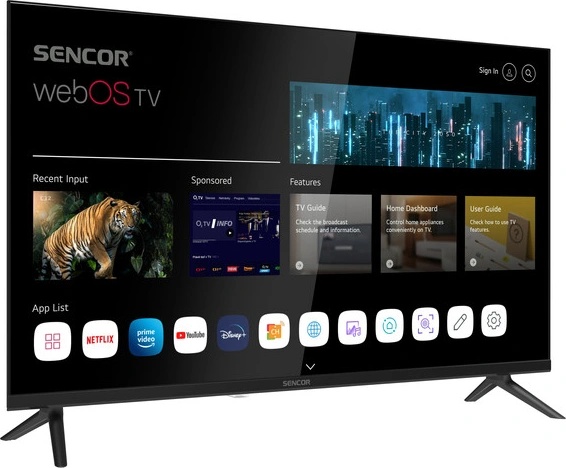 Televizorius Sencor SLE 32S830WB nuotrauka