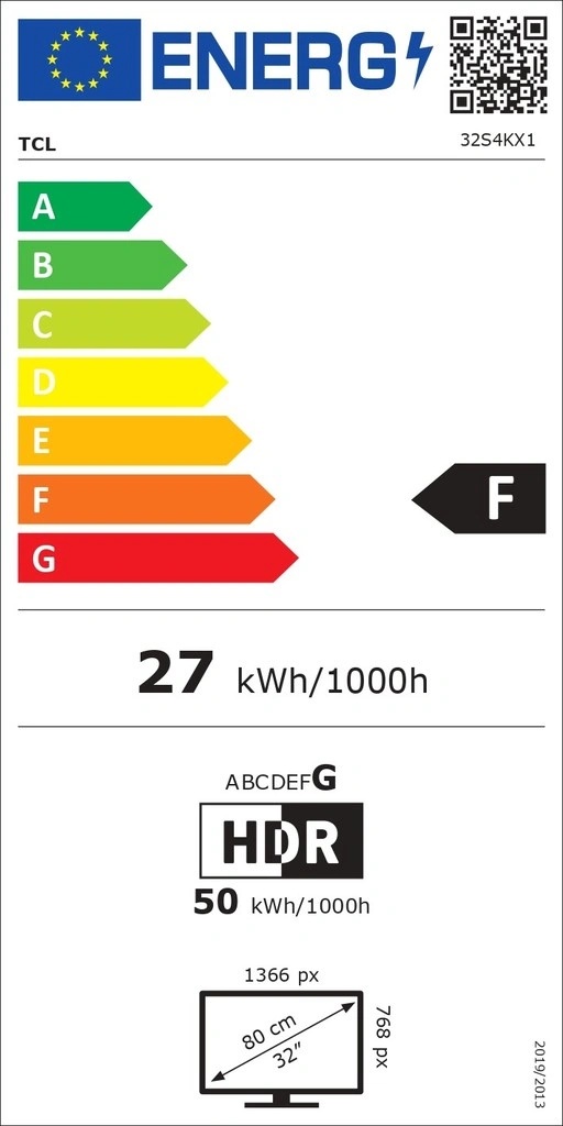 Televizorius TCL 32S4K nuotrauka