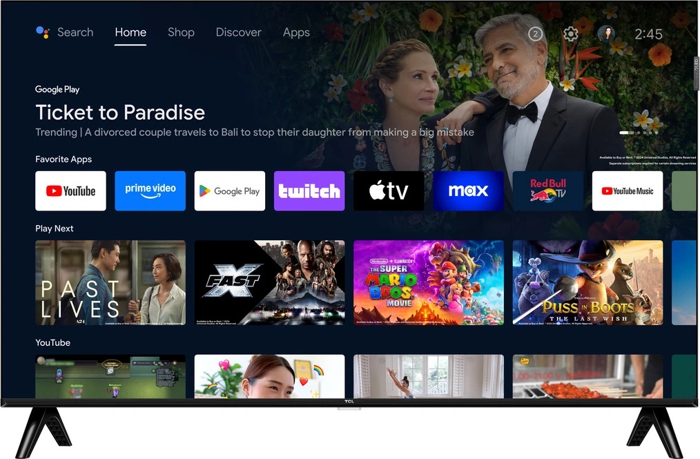 Televizorius TCL 32S4K nuotrauka