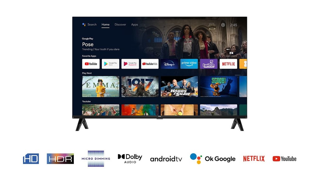 Televizorius TCL 32S5400A nuotrauka